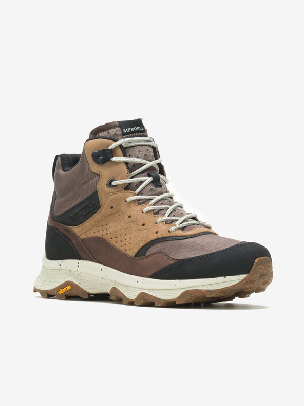 Merrell Καφέ ανδρικά αθλητικά παπούτσια αστραγάλου εξωτερικού MERRELL Speed Solo Mid αδιάβροχα