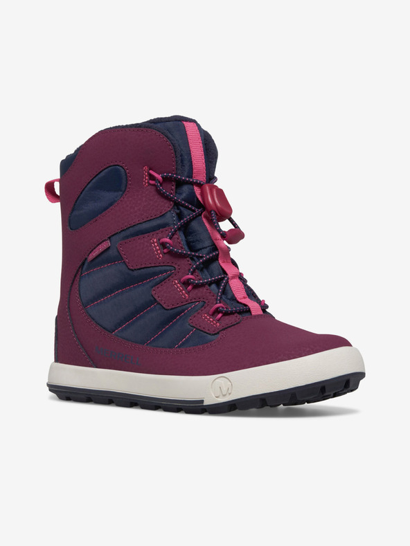 Merrell Μωβ MERRELL Snow Bank 4.0 Αδιάβροχα παιδικά χιονοπέδιλα