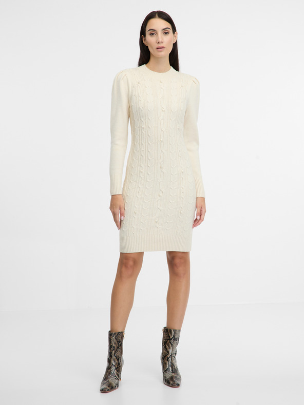 Orsay Κρεμ γυναικεία ζακέτα ORSAY