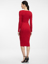Orsay Κόκκινο γυναικείο μίντι φόρεμα ORSAY