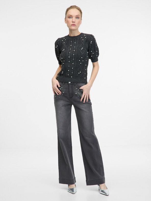 Orsay Σκούρο γκρι γυναικείο πουλόβερ ORSAY