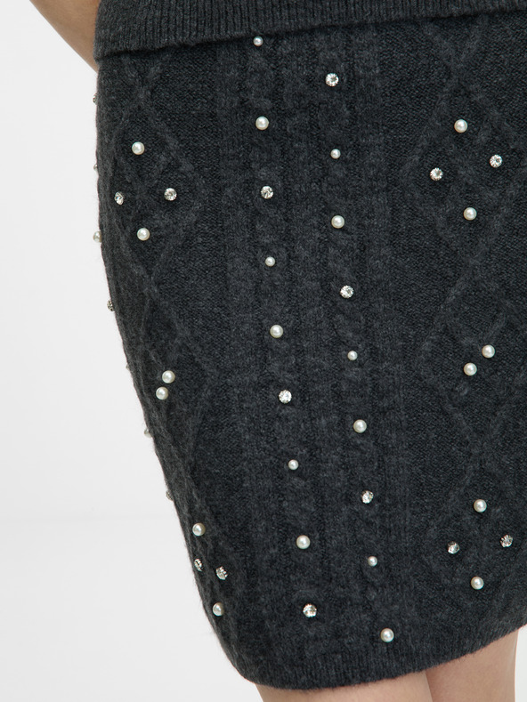 Orsay Σκούρο γκρι γυναικεία φούστα ORSAY