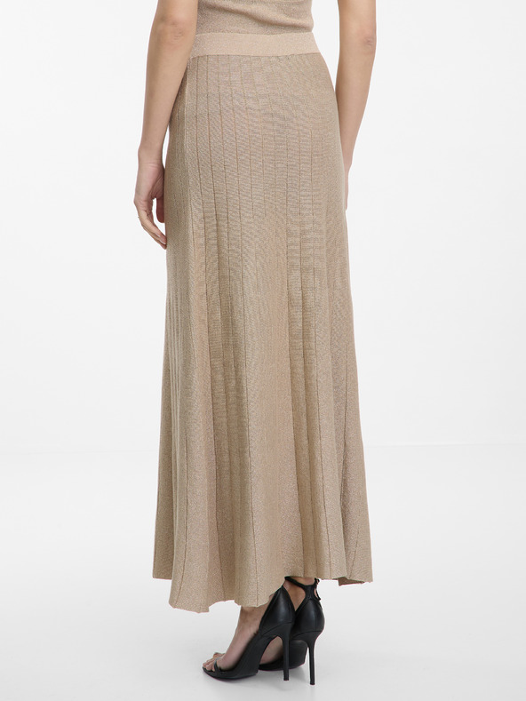 Orsay Χρυσή γυναικεία φούστα ORSAY