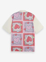 Scotch & Soda Scotch & Soda κόκκινο και κρεμ γυναικείο πουκάμισο με σχέδιο