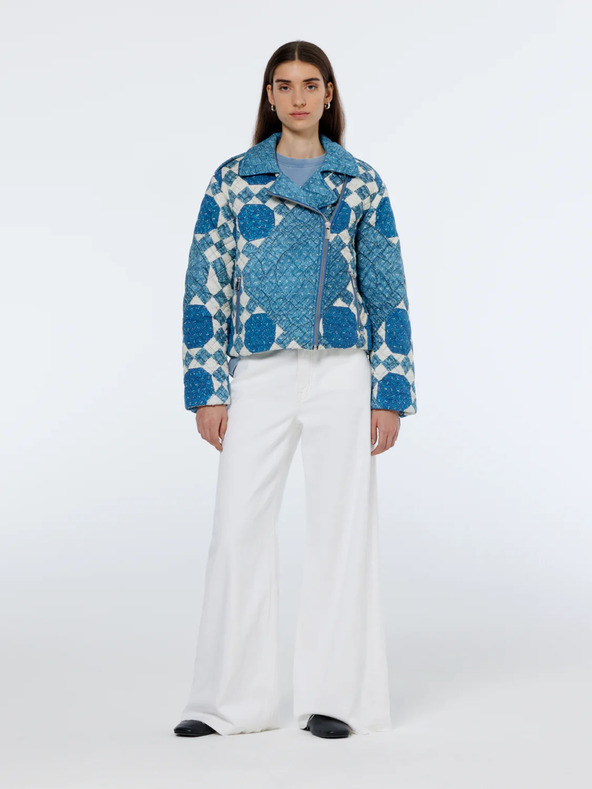 Scotch & Soda Λευκό γυναικείο φαρδύ τζιν Scotch & Soda