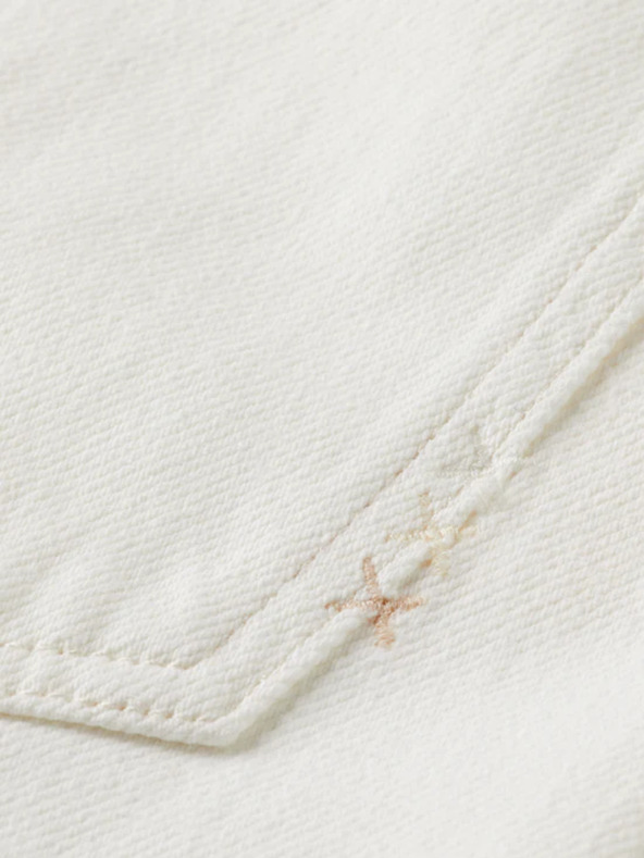 Scotch & Soda Λευκό γυναικείο φαρδύ τζιν Scotch & Soda