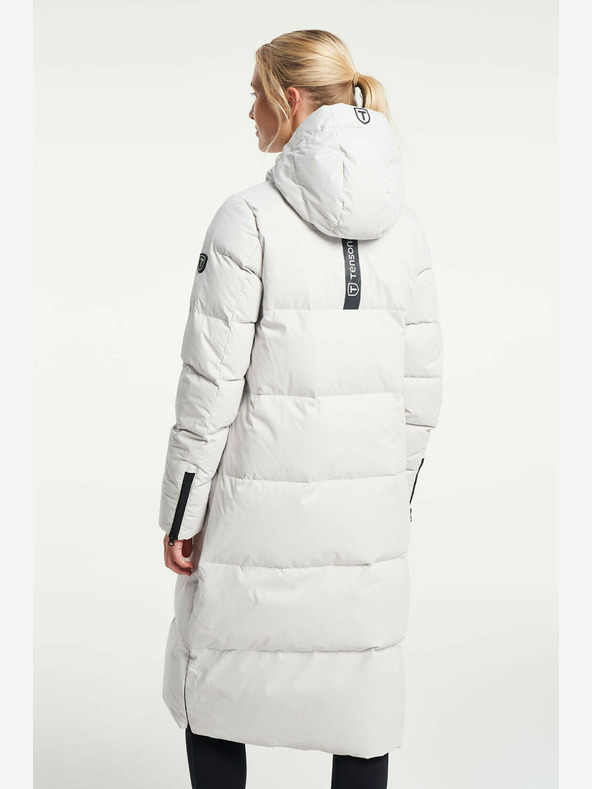 Tenson Γυναικείο χειμερινό παλτό lifestyle TENSON Shanna Down Coat W ανοιχτό γκρι