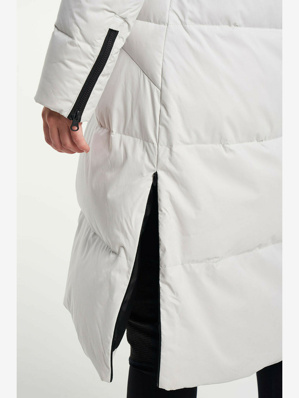 Tenson Γυναικείο χειμερινό παλτό lifestyle TENSON Shanna Down Coat W ανοιχτό γκρι