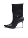 Orsay Μαύρες γυναικείες μπότες αστραγάλου με σόλα ORSAY