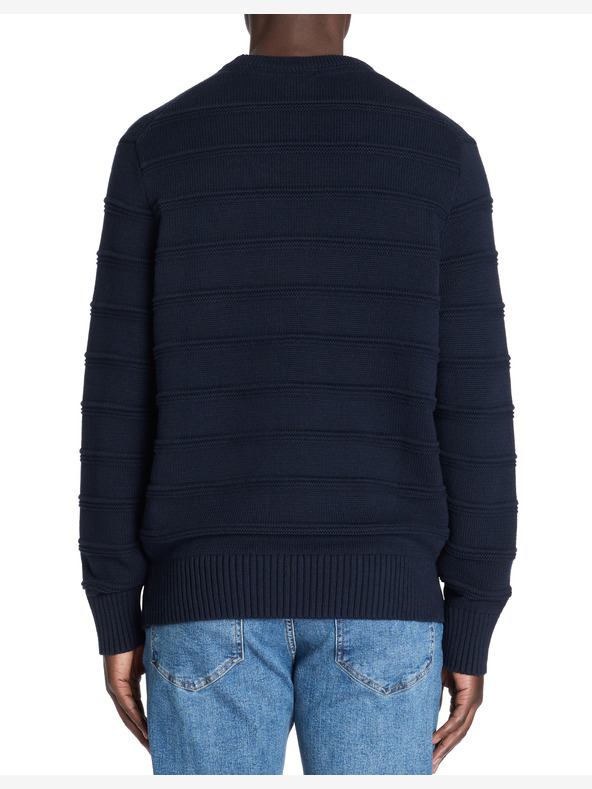 Celio Σκούρο μπλε ανδρικό πουλόβερ Celio Leaaron