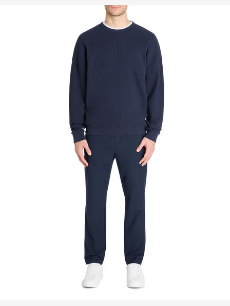 Celio Σκούρο μπλε ανδρικό πουλόβερ Celio Lecrewwaff