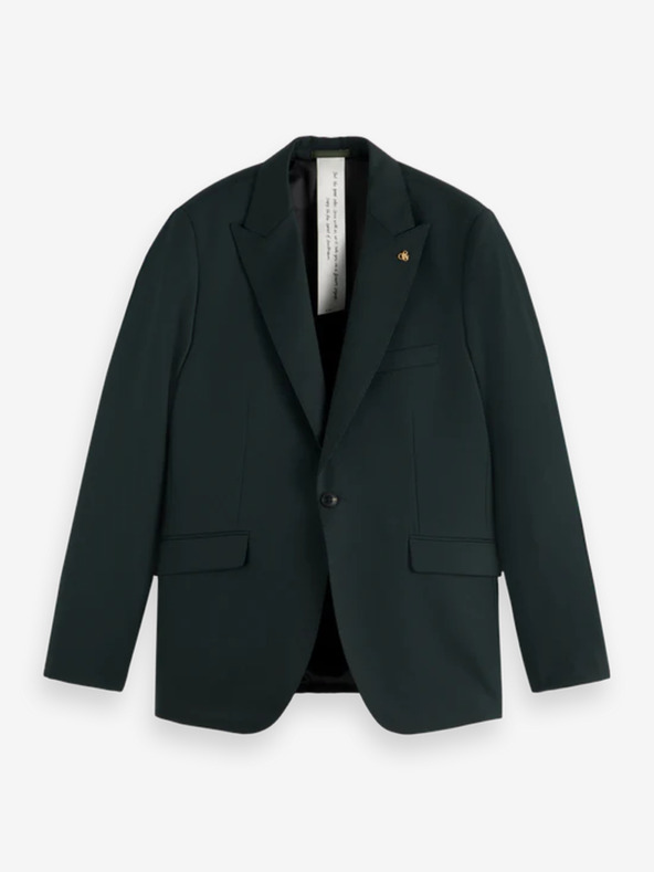 Scotch & Soda Ανδρικό σκούρο πράσινο μάλλινο σακάκι Scotch & Soda