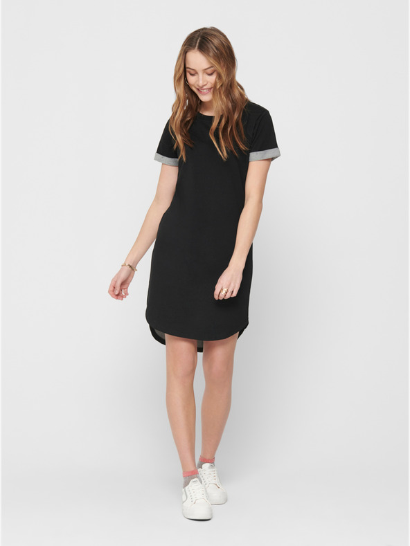 Jacqueline de Yong Μαύρο βασικό φόρεμα JDY Ivy