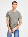 Jack & Jones Γκρι ριγέ basic t-shirt Jack & Jones Basic