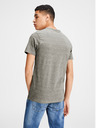 Jack & Jones Γκρι ριγέ basic t-shirt Jack & Jones Basic
