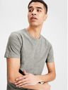 Jack & Jones Γκρι ριγέ basic t-shirt Jack & Jones Basic