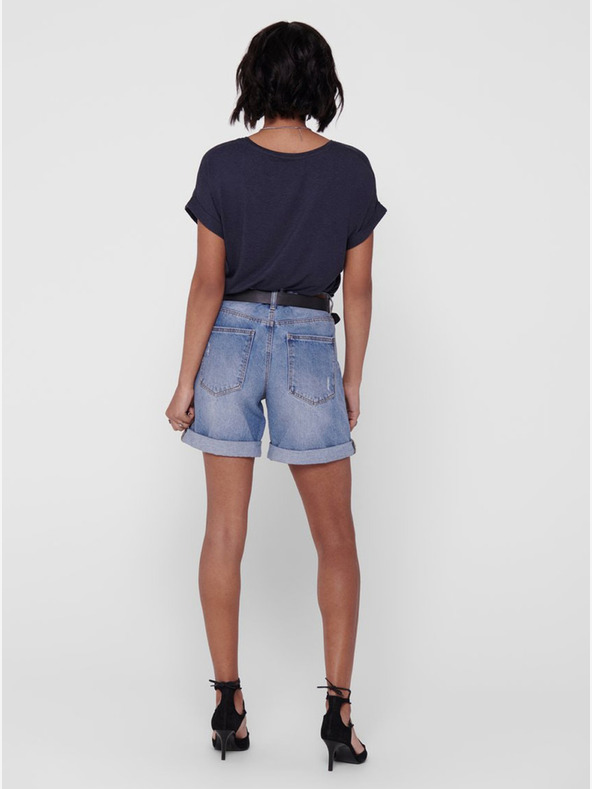 ONLY Μπλε χαλαρό μπλουζάκι ONLY Moster T-shirt