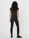 Vero Moda Μαύρο μπλουζάκι VERO MODA Filli