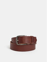 Jack & Jones Σκούρο καφέ δερμάτινη ανδρική ζώνη Jack & Jones Paul Belt
