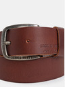 Jack & Jones Σκούρο καφέ δερμάτινη ανδρική ζώνη Jack & Jones Paul Belt