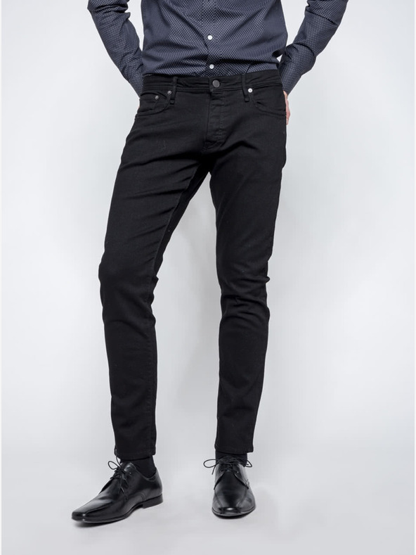Jack & Jones Μαύρο ανδρικό τζιν Jack & Jones Glenn Jeans