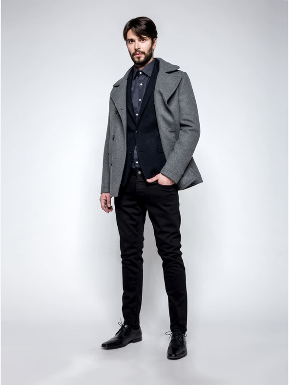 Jack & Jones Μαύρο ανδρικό τζιν Jack & Jones Glenn Jeans