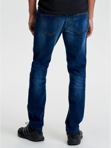 ONLY & SONS Μπλε τζιν με πλυμένο εφέ ONLY & SONS Weft