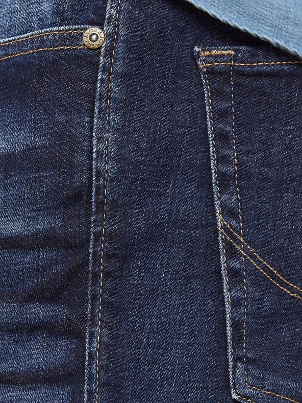 Jack & Jones Σκούρο μπλε slim fit τζιν Jack & Jones Clark