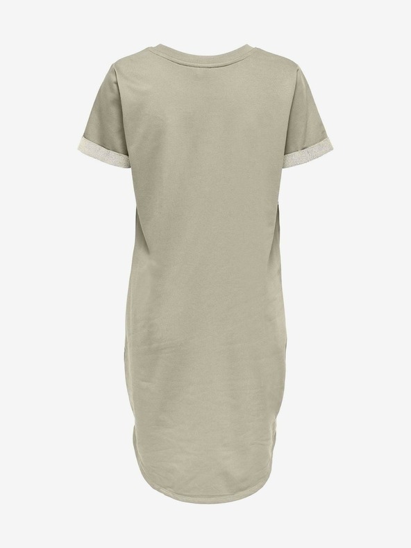 Jacqueline de Yong Μπεζ βασικό φόρεμα JDY Ivy