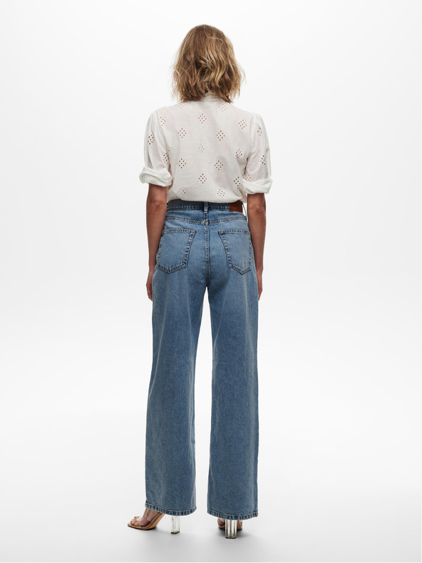 ONLY Γυναικείο μπλε φαρδύ τζιν ONLY Hope