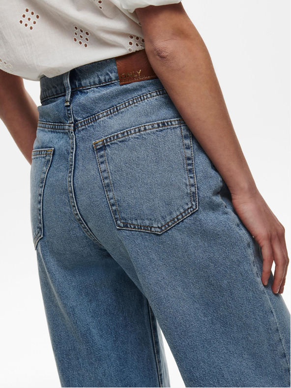 ONLY Γυναικείο μπλε φαρδύ τζιν ONLY Hope