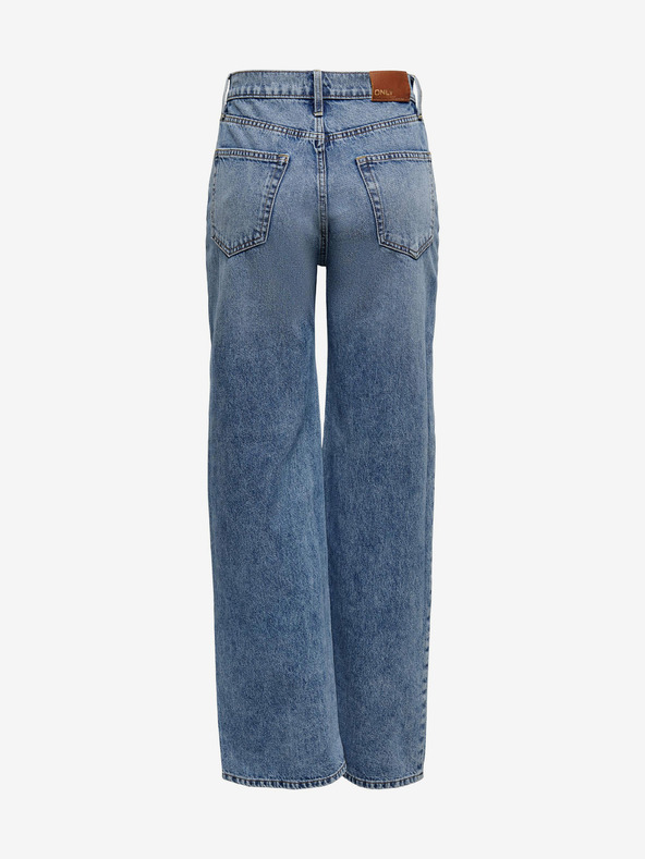 ONLY Γυναικείο μπλε φαρδύ τζιν ONLY Hope