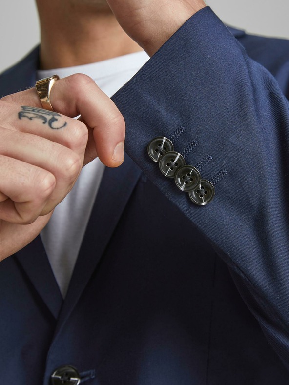 Jack & Jones Μπλε σκούρο ανδρικό σακάκι Jack & Jones Franco