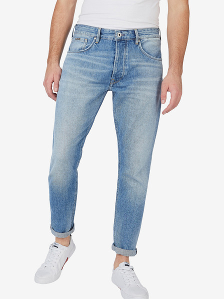 Pepe Jeans Γαλάζιο ανδρικό τζιν Pepe Jeans Callen σε ίσια γραμμή