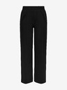 ONLY Μαύρο γυναικείο φαρδύ παντελόνι ONLY Pop
