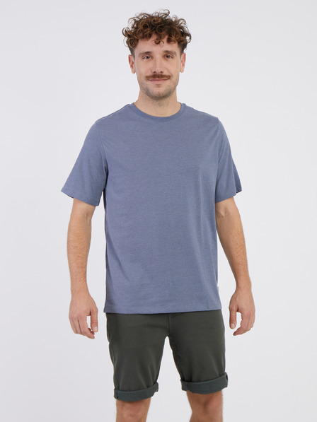 Jack & Jones Μπλε ανδρικό ριγέ βασικό πουκάμισο Jack & Jones Organic