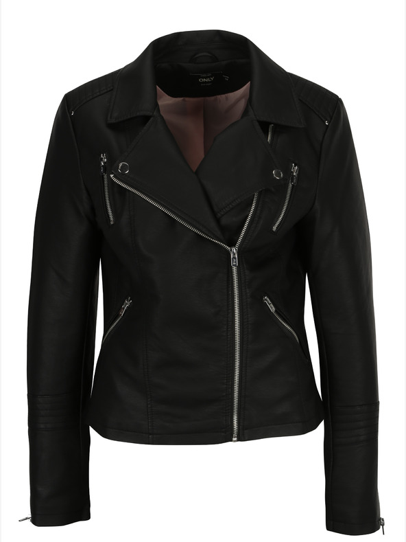 ONLY Μαύρα γυναικεία δερμάτινα Curvy ONLY Gemma
