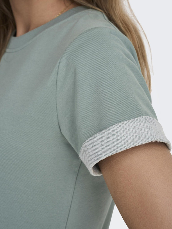 Jacqueline de Yong Ανοιχτό πράσινο γυναικείο φόρεμα JDY Ivy Sweatshirt Dress