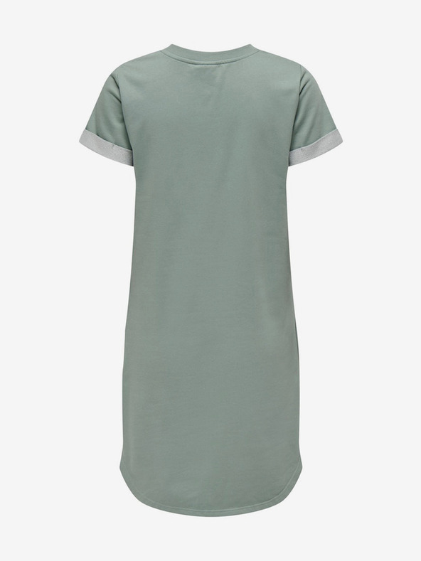 Jacqueline de Yong Ανοιχτό πράσινο γυναικείο φόρεμα JDY Ivy Sweatshirt Dress