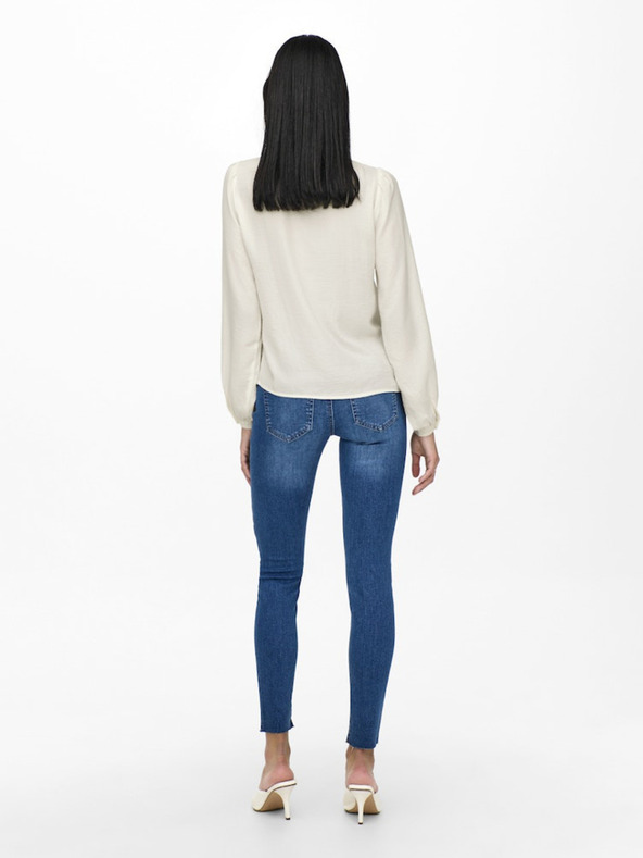 Jacqueline de Yong Γυναικείο πουκάμισο Cream JDY Ellis