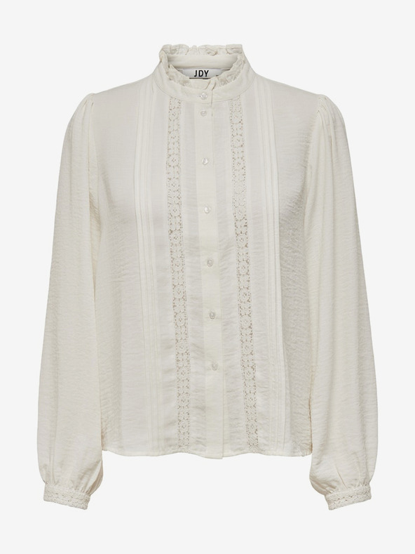 Jacqueline de Yong Γυναικείο πουκάμισο Cream JDY Ellis