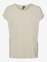 Vero Moda Γυναικείο μπεζ T-shirt Vero Moda Lava