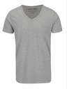 Jack & Jones Ανοιχτό γκρι ριγέ μπλουζάκι Jack & Jones Basic T-shirt