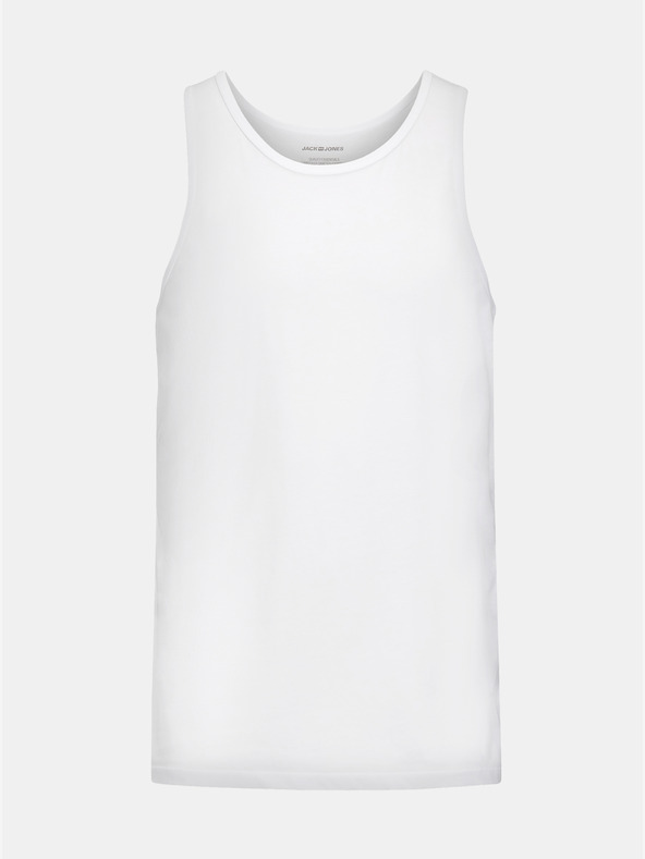 Jack & Jones Σετ δύο λευκών βασικών μπλουζών Jack & Jones