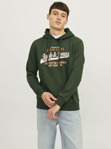 Jack & Jones Jack & Jones Ανδρικό φούτερ σε χακί χρώμα