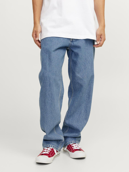 Jack & Jones Μπλε ανδρικό τζιν φαρδιάς εφαρμογής Jack & Jones Glenn