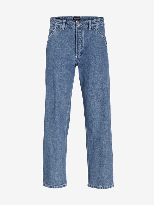 Jack & Jones Μπλε ανδρικό τζιν φαρδιάς εφαρμογής Jack & Jones Glenn