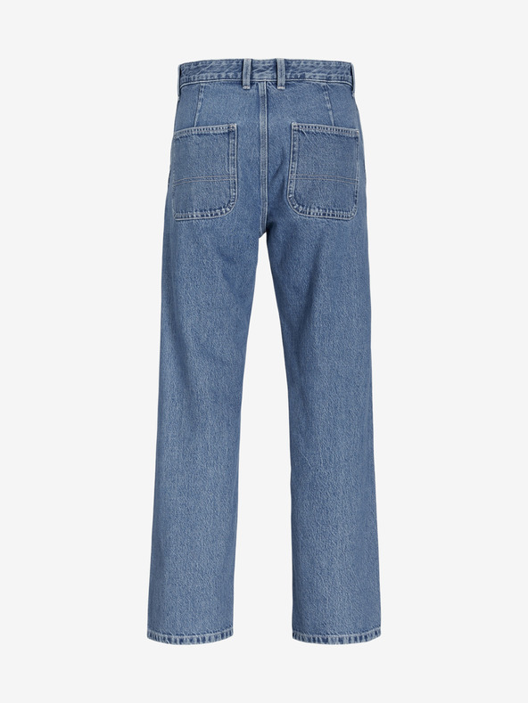 Jack & Jones Μπλε ανδρικό τζιν φαρδιάς εφαρμογής Jack & Jones Glenn