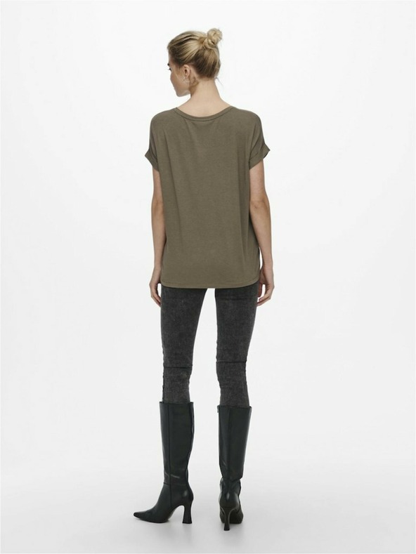 ONLY Καφέ γυναικείο μπλουζάκι ONLY Moster T-shirt