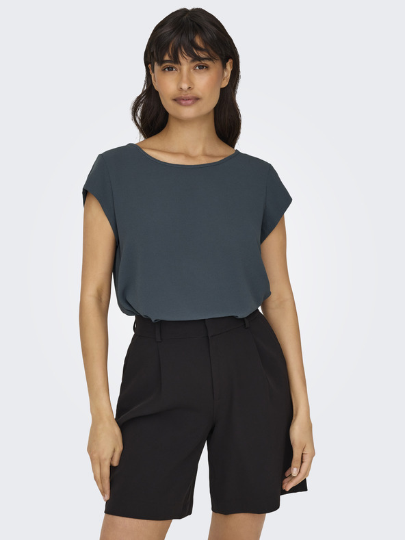 ONLY Γυναικεία μπλούζα σκούρο μπλε ONLY Vic